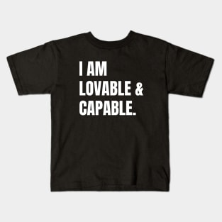 Positive affirmations for women Kids T-Shirt